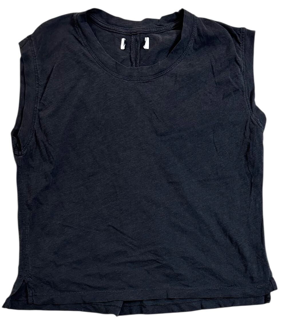 2 Shirt Bundle Rowan Women's Savannah Slub Cotton Muscle Tank Top in Faded Black